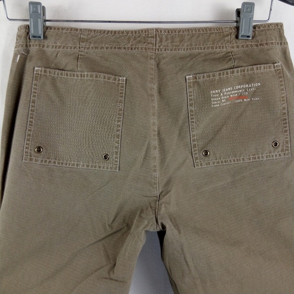 SALE ! DKNY Jeans Khakis Women Size 6 Straight Leg Tan - Picture 5 of 7